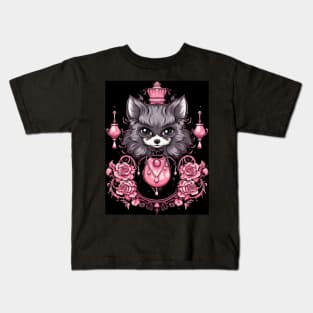 Cute Black Pom Kids T-Shirt